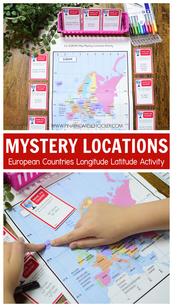 Europe Mystery Locations - Longitude and Latitude