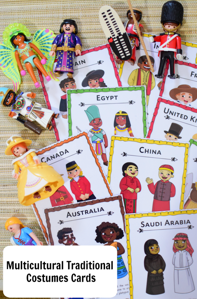 Multiculture Traditional Costume Cards – Pinay Homeschooler Shop