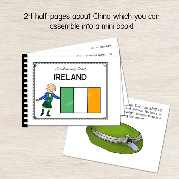 About Ireland - Mini Book