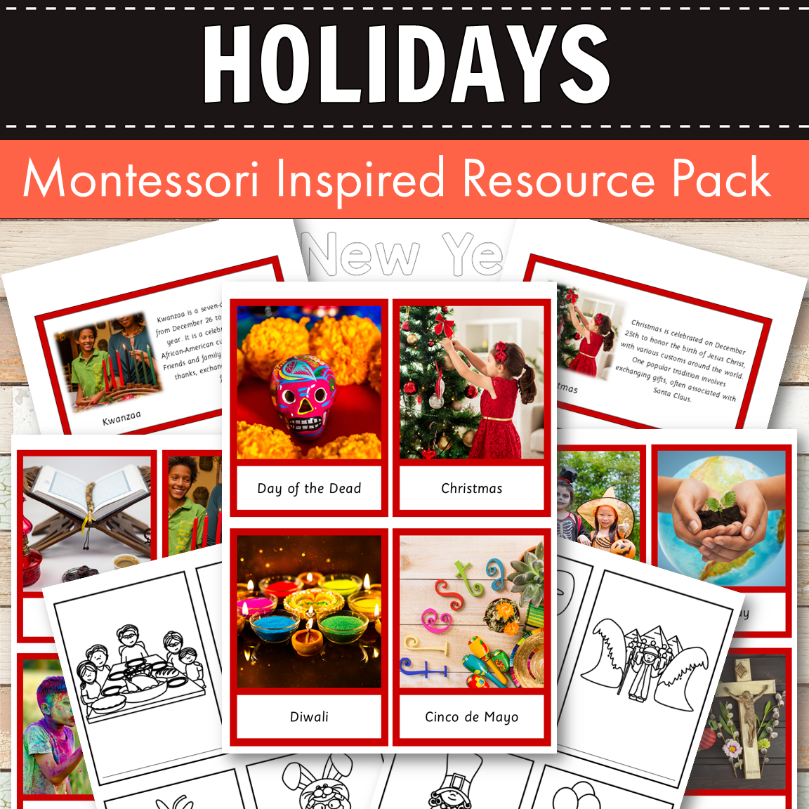 Holidays Around the World Montessori Pack