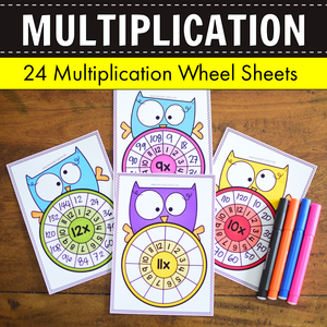 Owl Multiplication Wheel