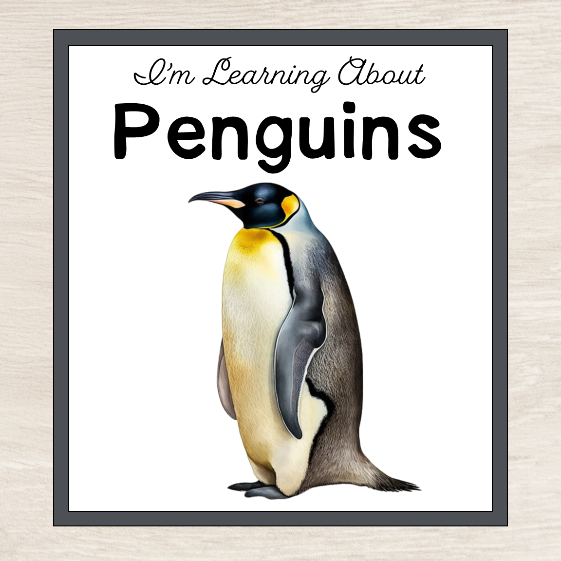 Learning About Penguins - Fact Cards and Photos