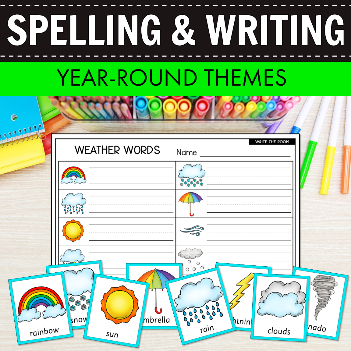 30+ Spelling and Writing Seasons and Holiday Sets