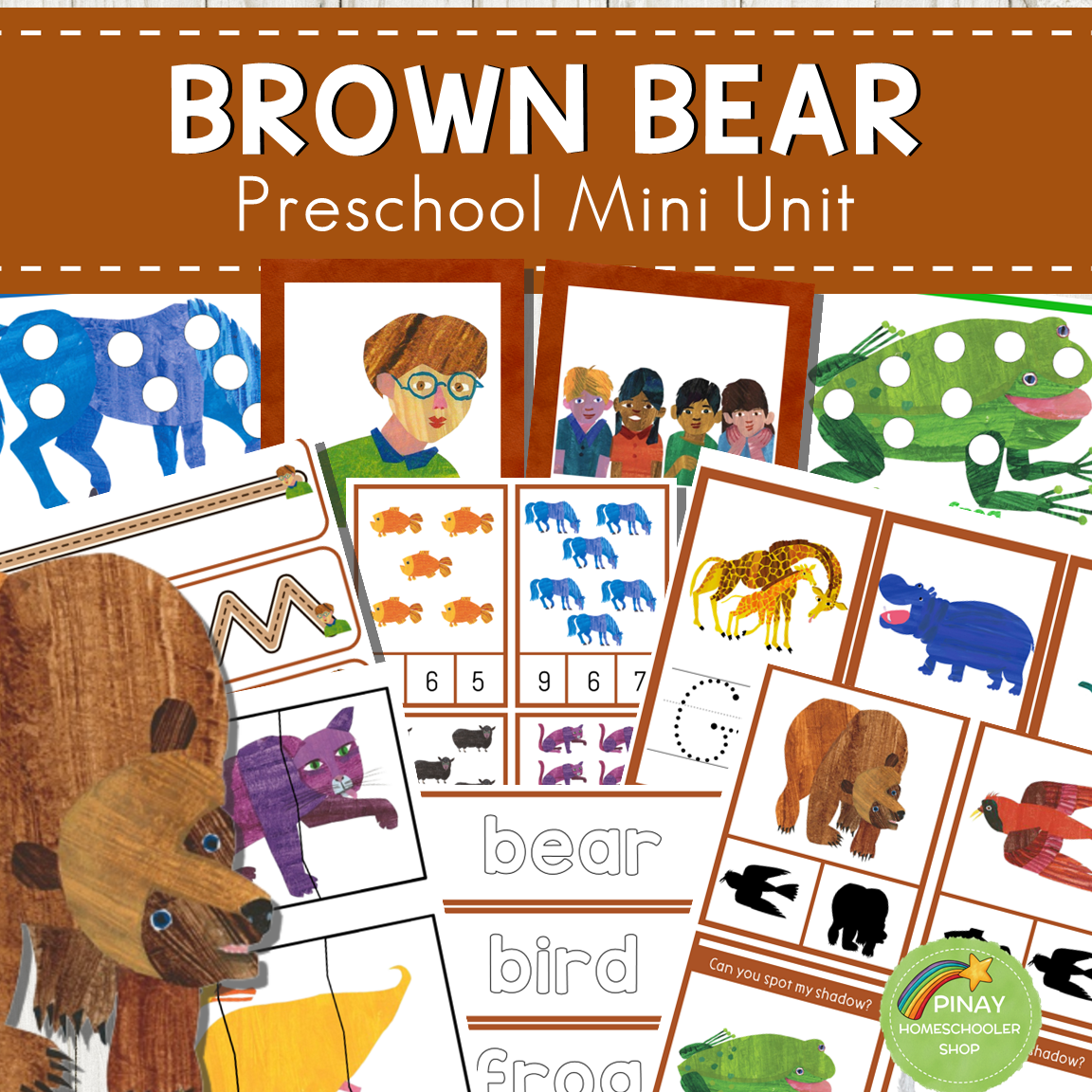 Brown Bear Preschool Unit – Pinay Homeschooler Shop