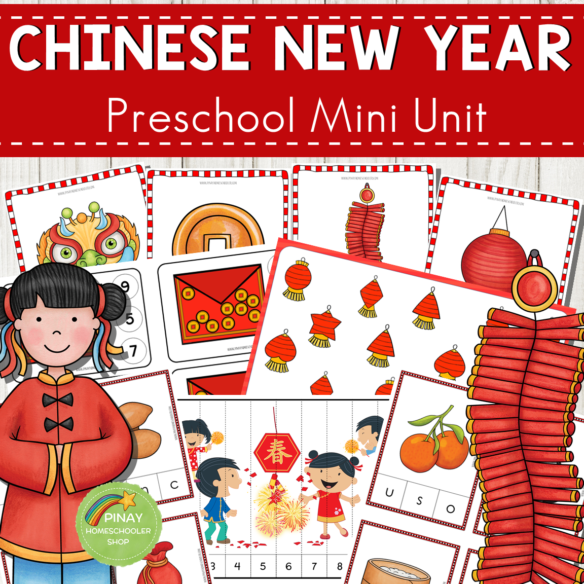 Chinese New Year Preschool and Kindergarten Mini Unit Activities ...